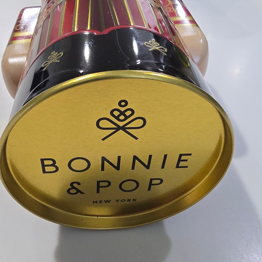 Bonnie & Pop Nutcracker Soldier Tins Set of 3 Red Green Blue Holiday Decor - Picture 3 of 8